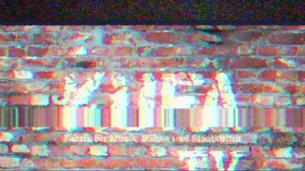 KUFA TV Fernsehen Sendung Folge Digital Kultur Serie Kulturfabrik Löseke Mauer Rauschen Bildrauschen Bild Fernsehbild Bildstörung Ameisenkrieg Krisseln Testbild
